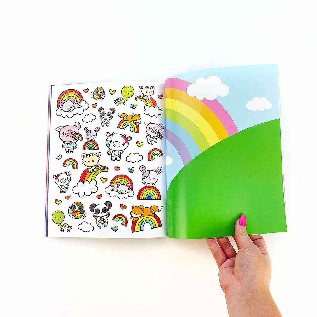 Stickers - Draw-Along Rainbow Sticker Book