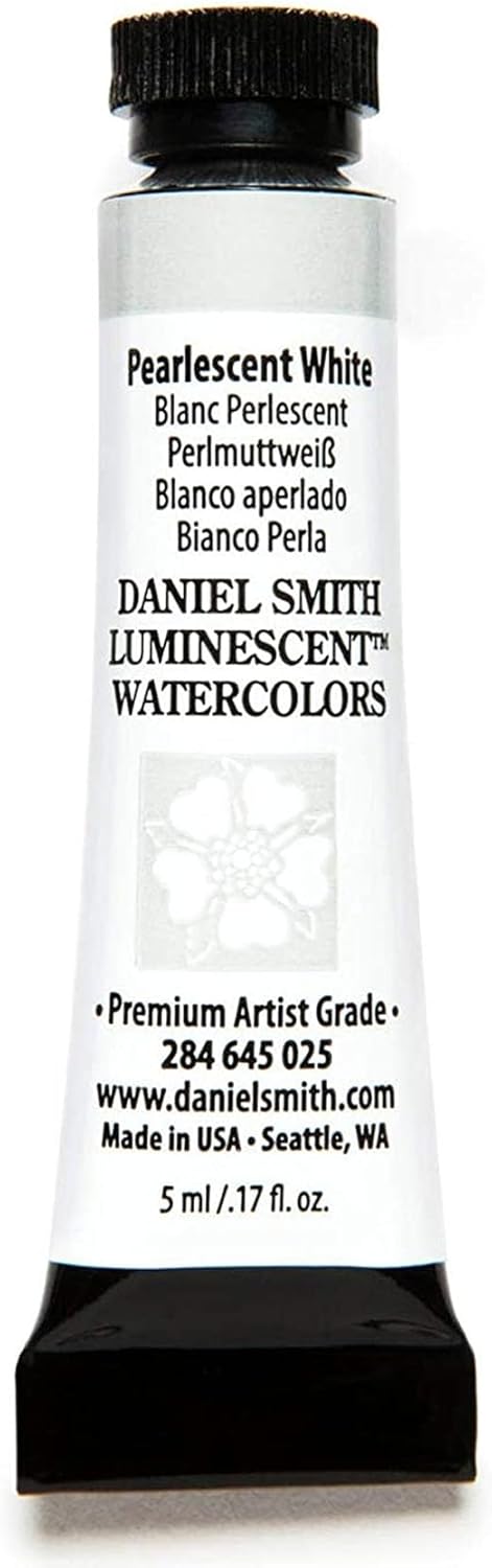 Paint - Daniel Smith Extra Fine Watercolor Paint 5ml Tube - Pearlescent White