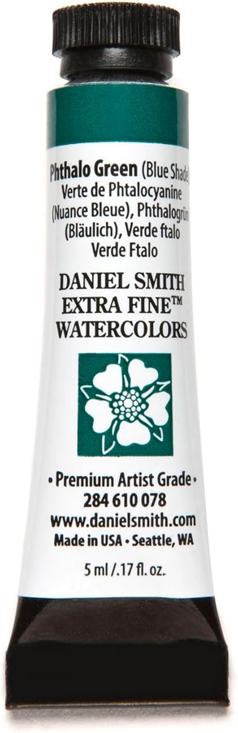 Paint - Daniel Smith Extra Fine Watercolor Paint 5ml Tube - 	Phthalo Green (Blue Shade)