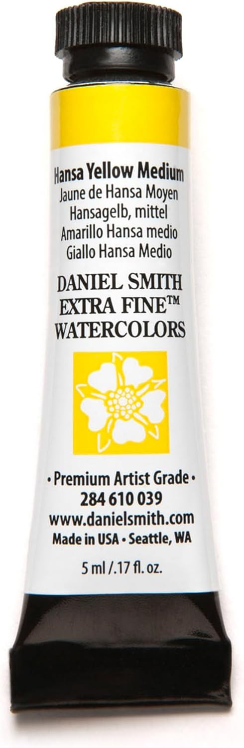 Paint - Daniel Smith Extra Fine Watercolor Paint 5ml Tube - Hansa Yellow Medium