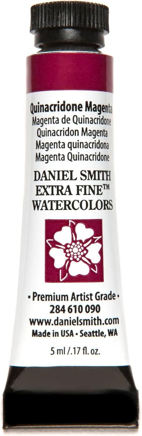 Paint - Daniel Smith Extra Fine Watercolor Paint 5ml Tube - Quinacridone Magenta