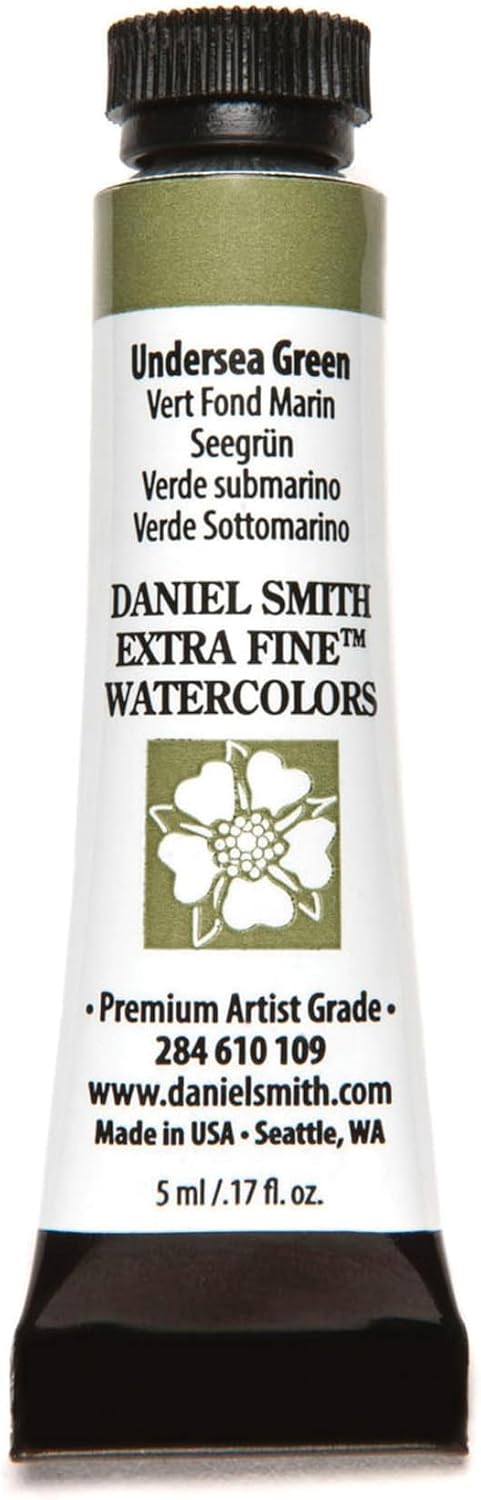 Paint - Daniel Smith Extra Fine Watercolor Paint 5ml Tube - Undersea Green
