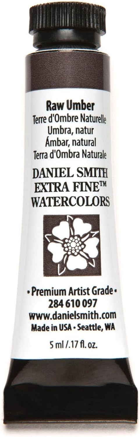 Paint - Daniel Smith Extra Fine Watercolor Paint 5ml Tube - Raw Umber