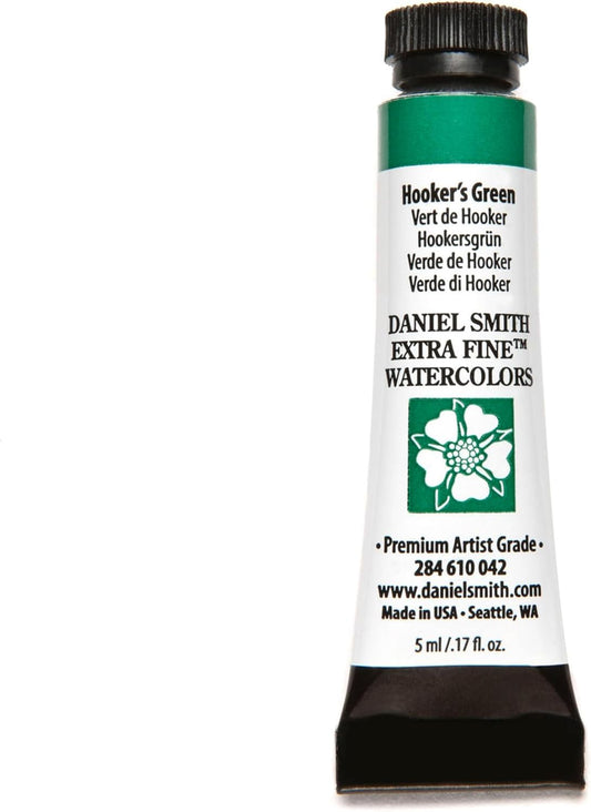 Paint - Daniel Smith Extra Fine Watercolor Paint 5ml Tube - Hooker's Green