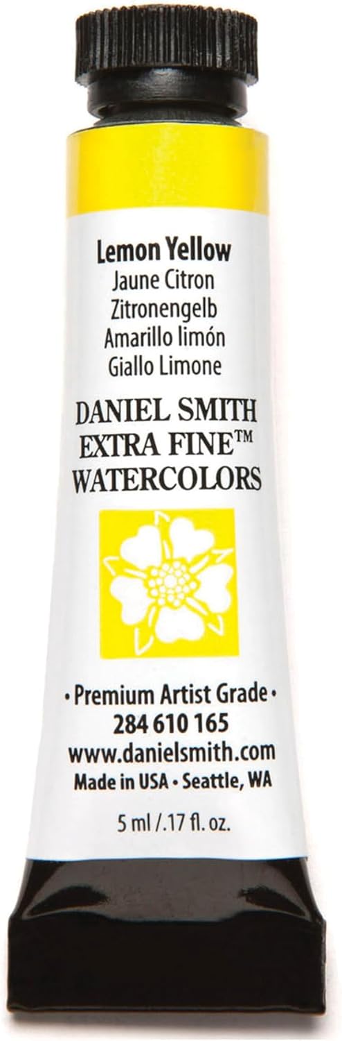 Paint - Daniel Smith Extra Fine Watercolor Paint 5ml Tube - Lemon Yellow