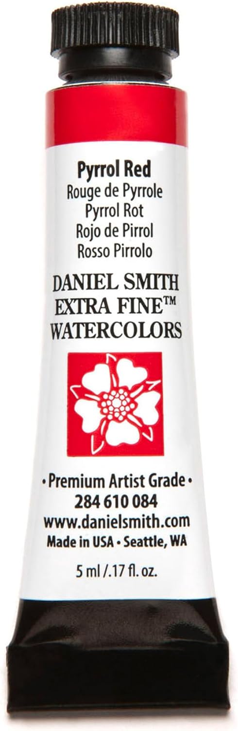 Paint - Daniel Smith Extra Fine Watercolor Paint 5ml Tube - Pyrrol Red