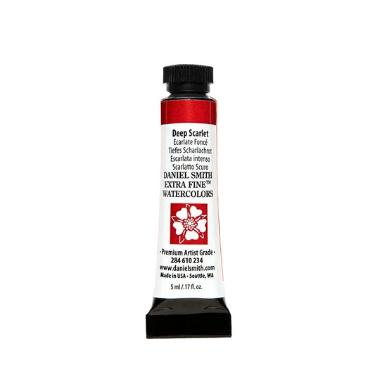 Paint - Daniel Smith Extra Fine Watercolor Paint 5ml Tube - Deep Scarlet