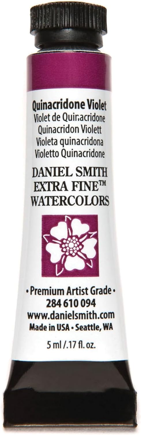 Paint - Daniel Smith Extra Fine Watercolor Paint 5ml Tube - Quinacridone Violet