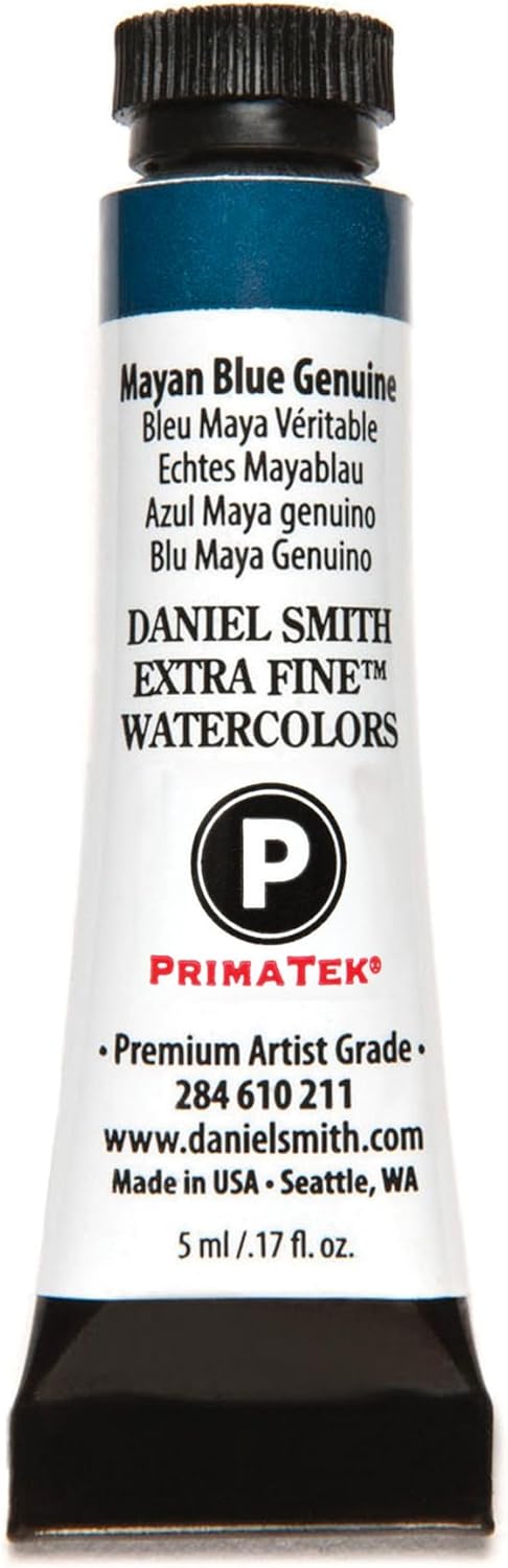 Paint - Daniel Smith Extra Fine Watercolor Paint 5ml Tube - 	Mayan Blue Genuine