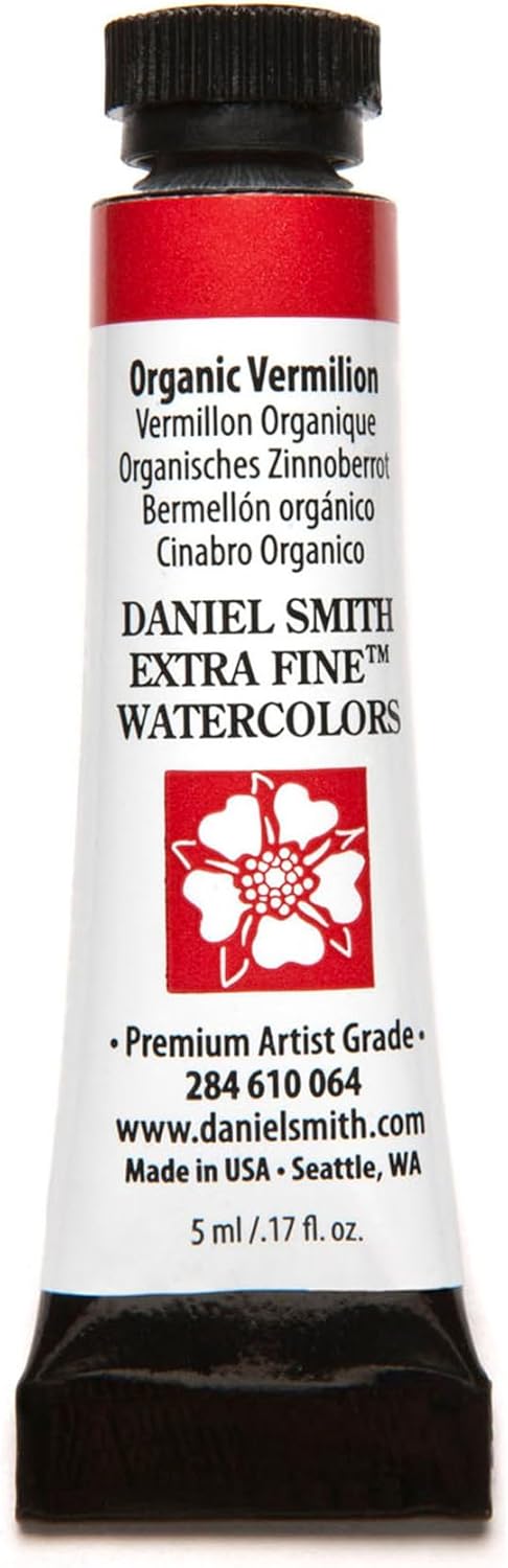 Paint - Daniel Smith Extra Fine Watercolor Paint 5ml Tube - Organic Vermilion