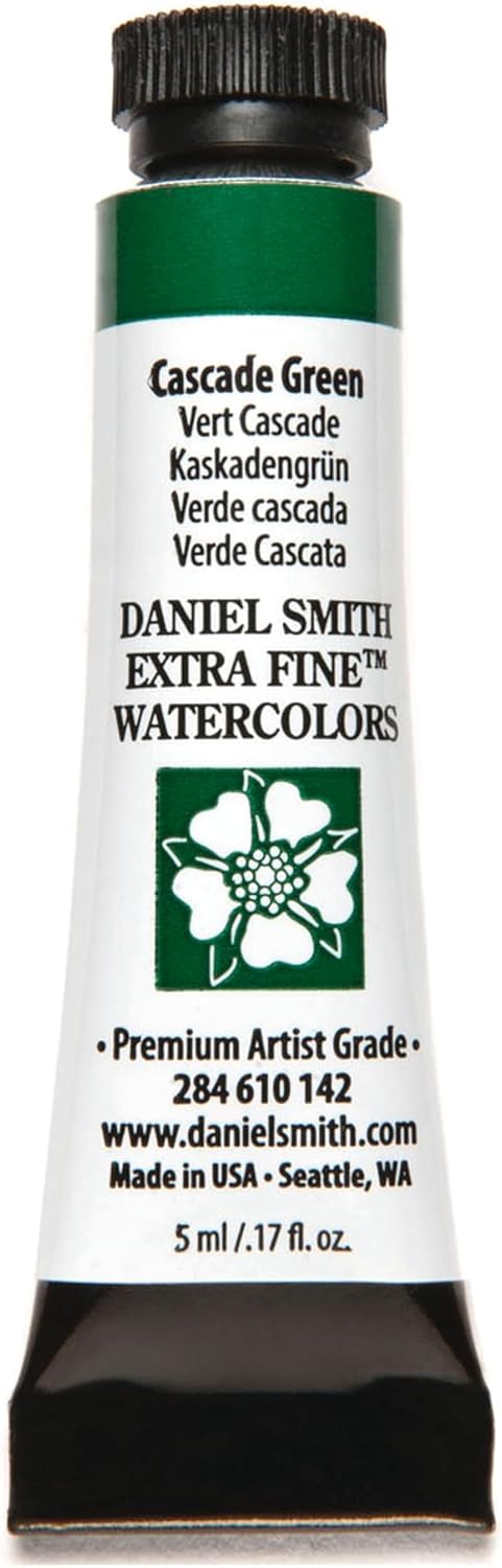 Paint - Daniel Smith Extra Fine Watercolor Paint 5ml Tube - Cascade Green
