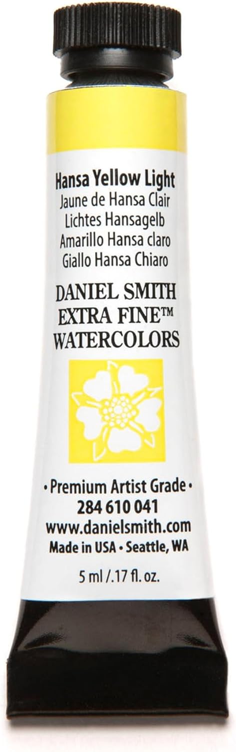 Paint - Daniel Smith Extra Fine Watercolor Paint 5ml Tube - Hansa Yellow Light