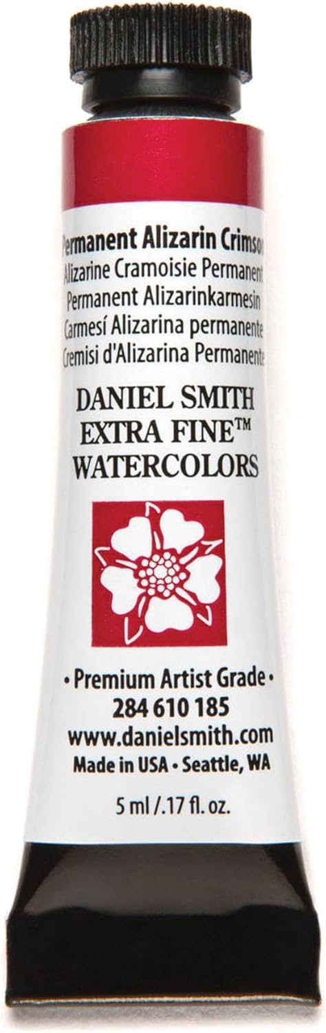 Paint - Daniel Smith Extra Fine Watercolor Paint 5ml Tube - Permanent Alizarin Crimson