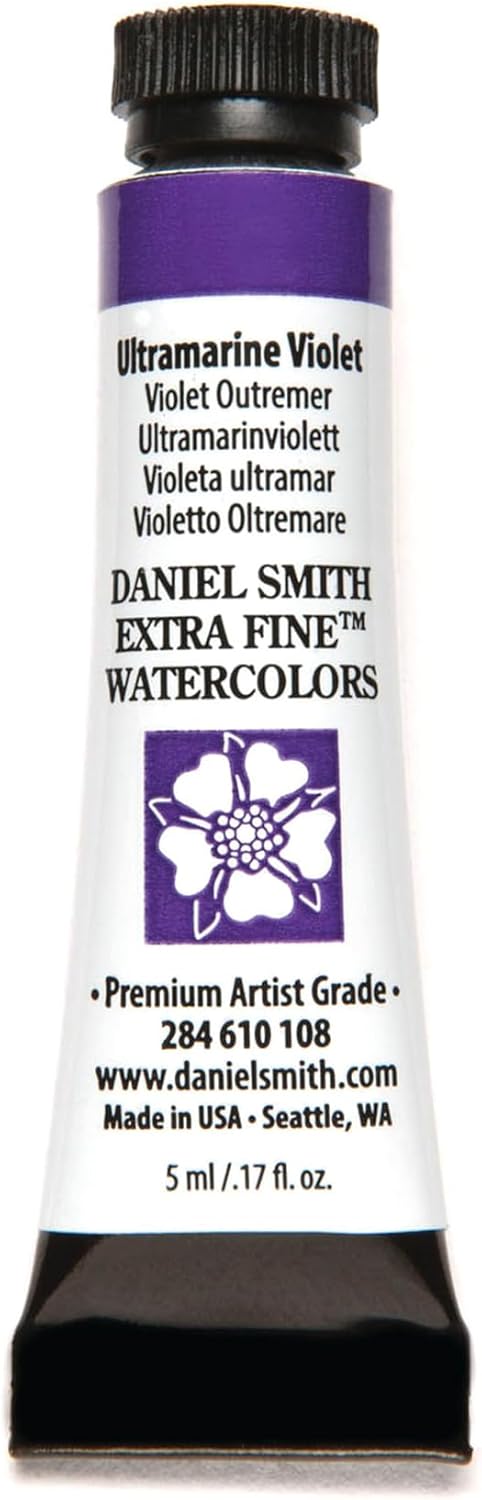 Paint - Daniel Smith Extra Fine Watercolor Paint 5ml Tube - Ultramarine Violet