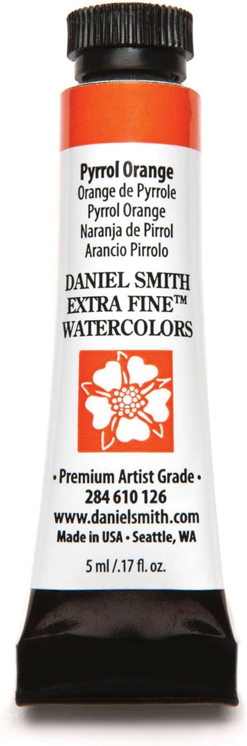 Paint - Daniel Smith Extra Fine Watercolor Paint 5ml Tube - Pyrrol Orange