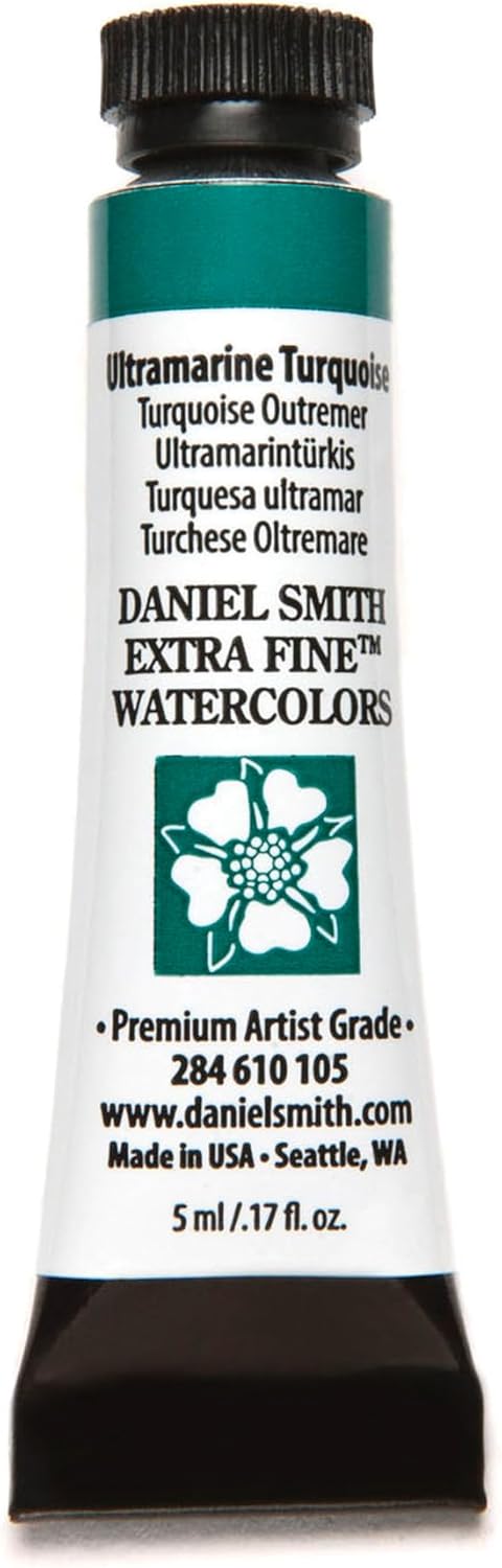 Paint - Daniel Smith Extra Fine Watercolor Paint 5ml Tube - Ultramarine Turquoise