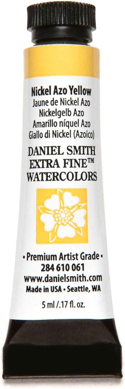 Paint - Daniel Smith Extra Fine Watercolor Paint 5ml Tube - Nickel Azo Yellow