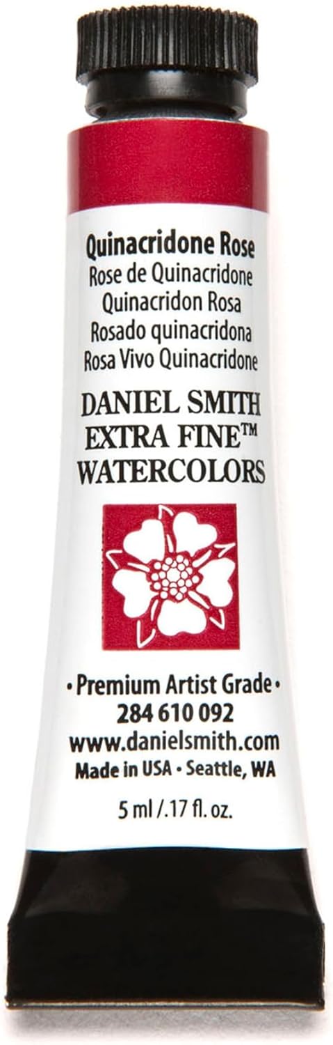 Paint - Daniel Smith Extra Fine Watercolor Paint 5ml Tube - Quinacridone Rose