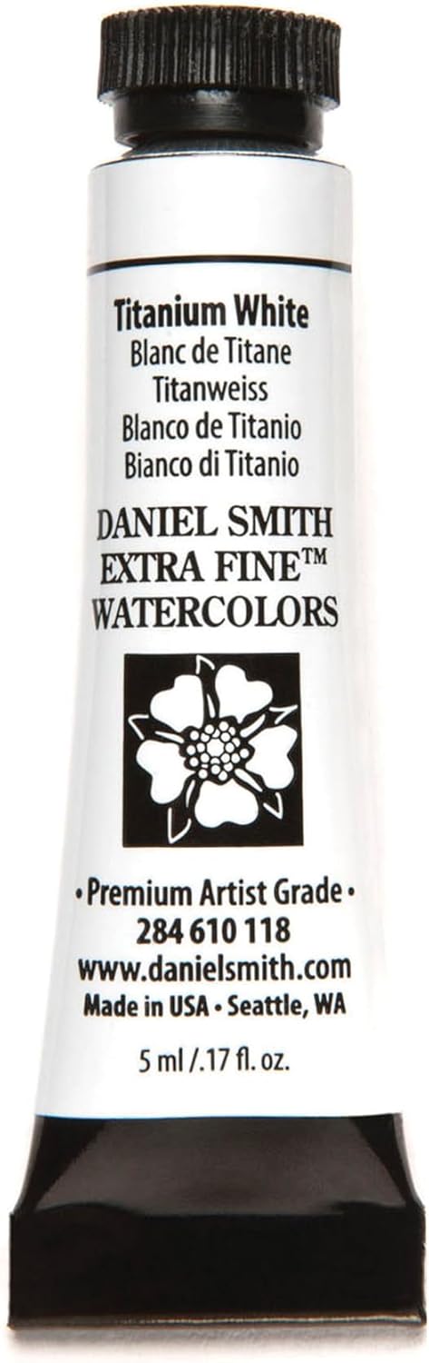Paint - Daniel Smith Extra Fine Watercolor Paint 5ml Tube - Titanium White