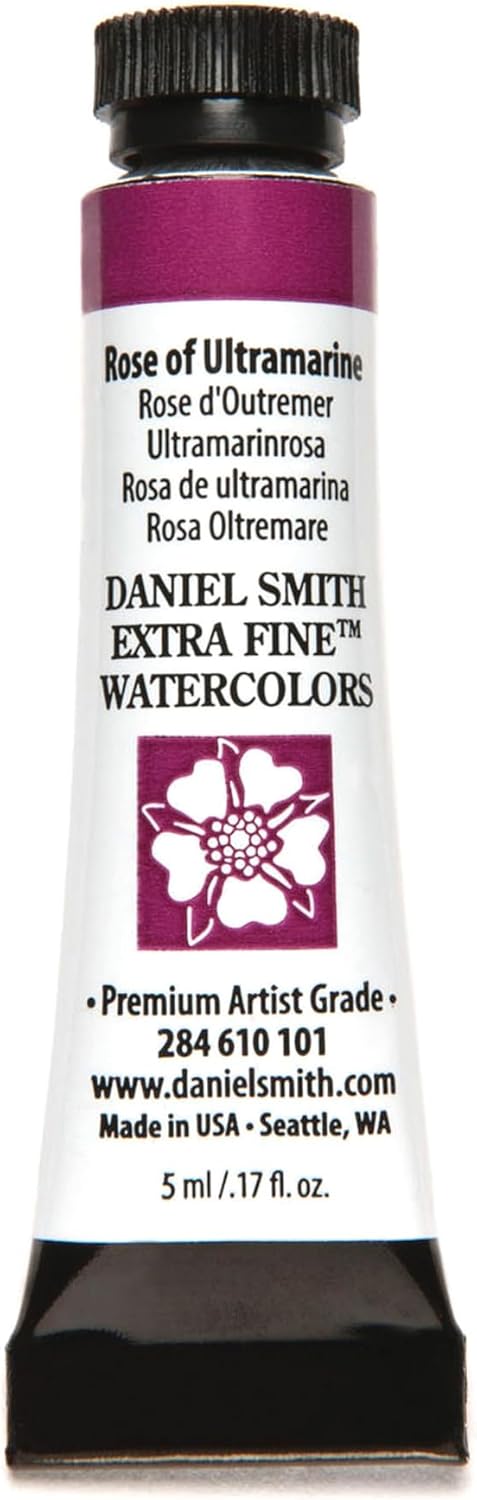 Paint - Daniel Smith Extra Fine Watercolor Paint 5ml Tube - Rose of Ultramarine