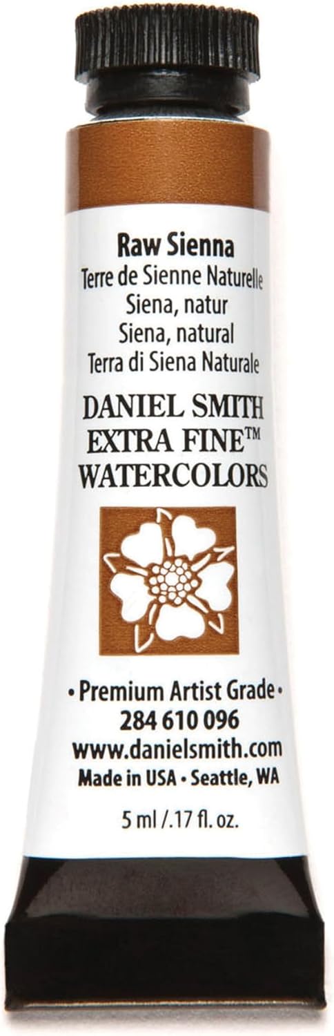 Paint - Daniel Smith Extra Fine Watercolor Paint 5ml Tube - Raw Sienna