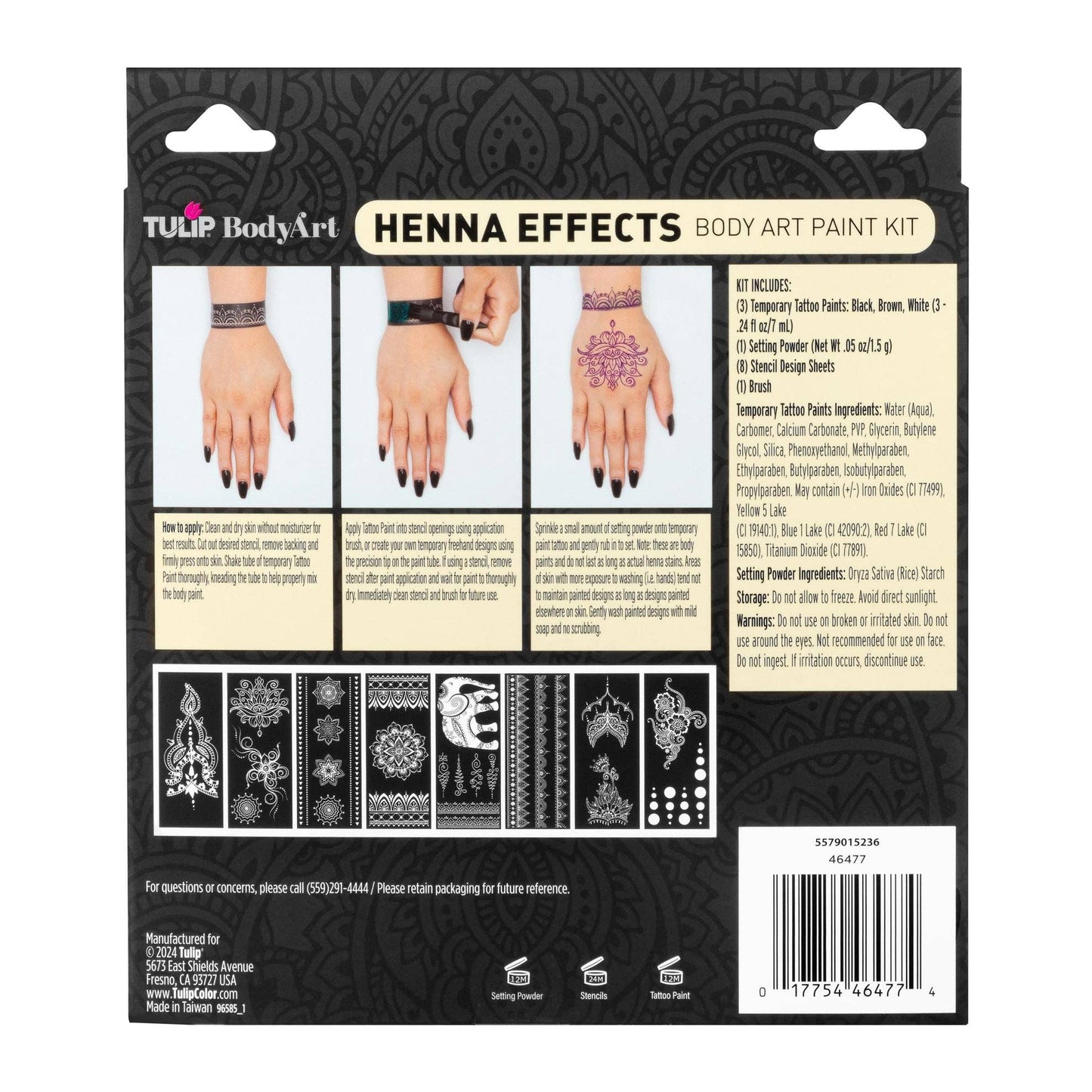 Henna Tattoo Kit - Tulip Body Art Ultimate