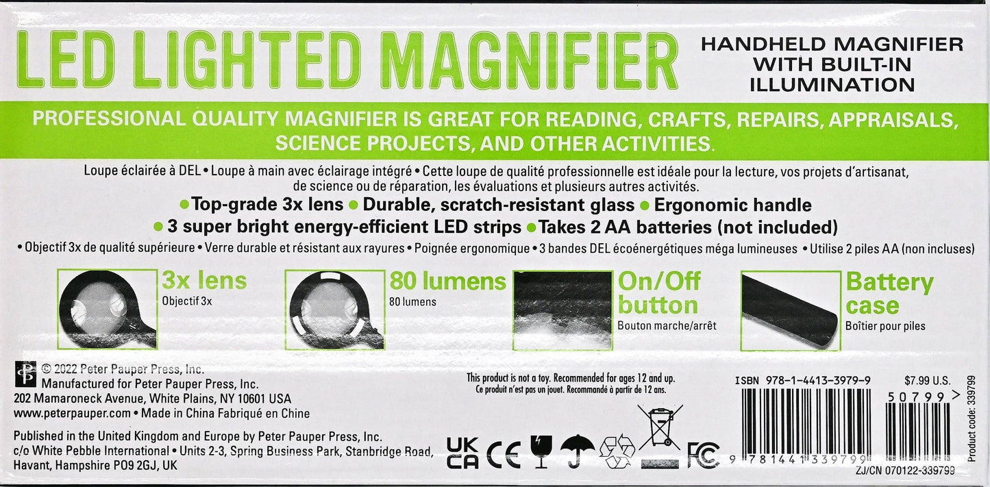 Magnifier - Handheld LED Lighted