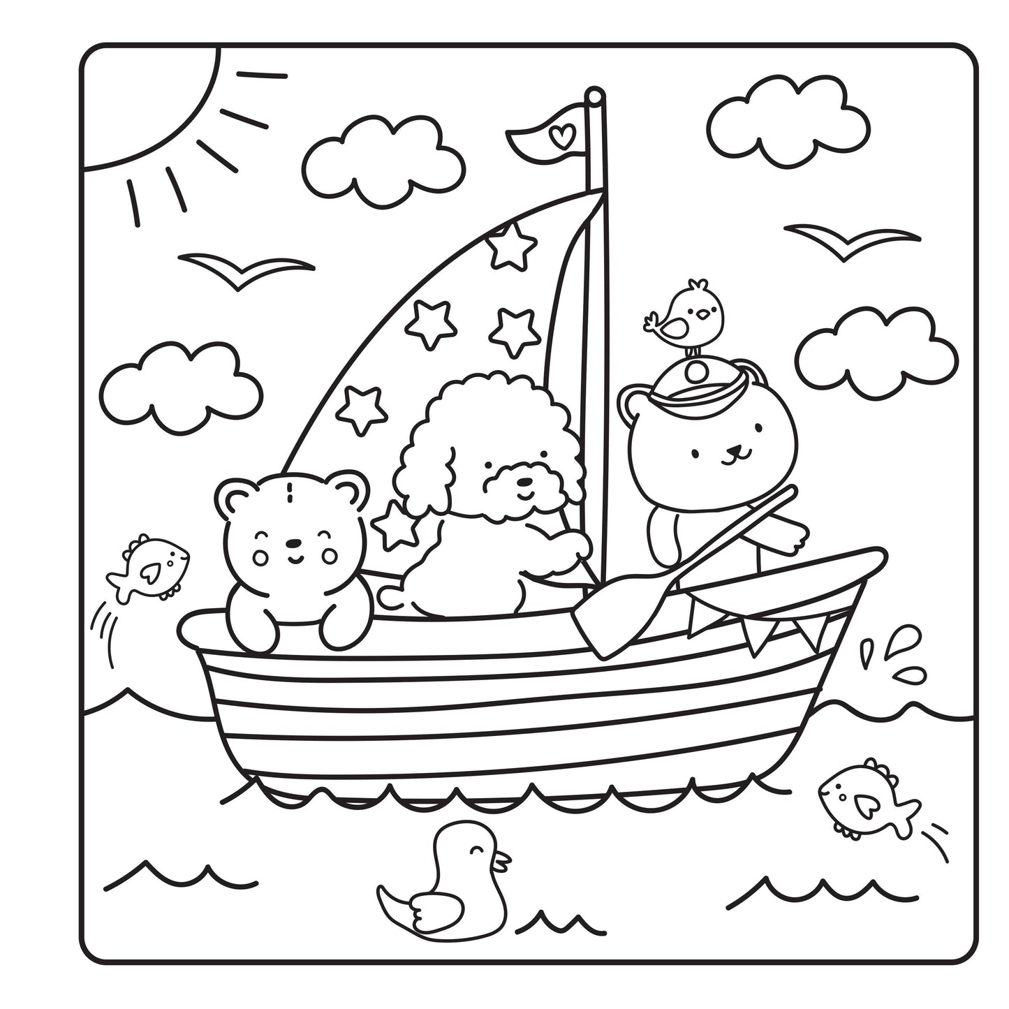 Coloring Book - Happy Street