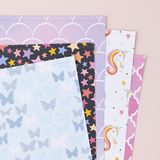 Scrapbook Paper - Fairy Tale, 25 Designs/2 Each 12"X12" 50pk