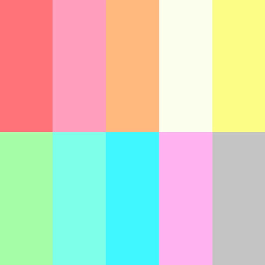 Paint - Puff Paint Glow 10 Pack