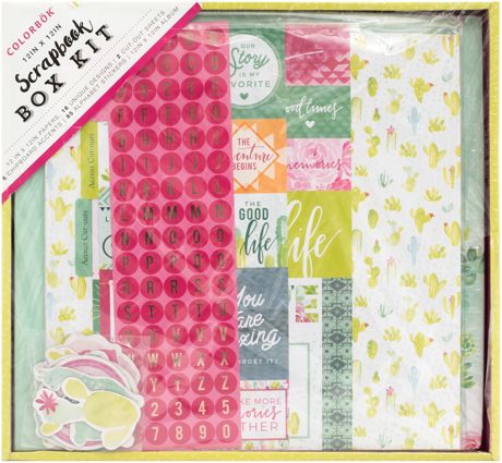 Album - Colorbok Scrapbook Box Kit 12"X12" Floral
