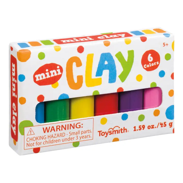 Clay - Mini Clay, 6 Vibrant Colors