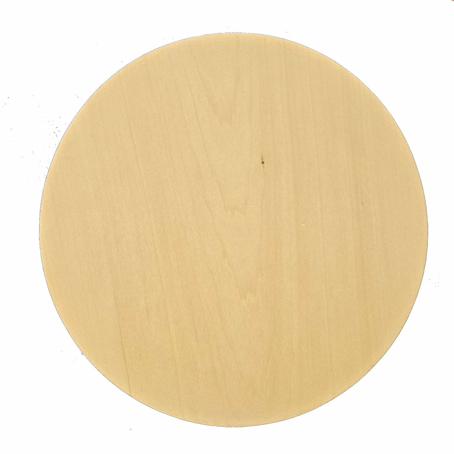 Wood - Basswood Circle 8"