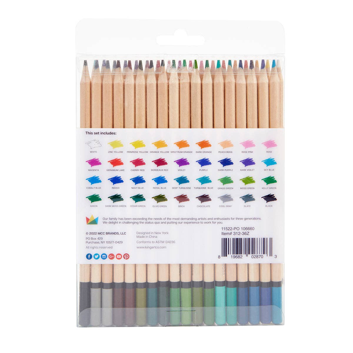 Colored Pencils - 36 Colors