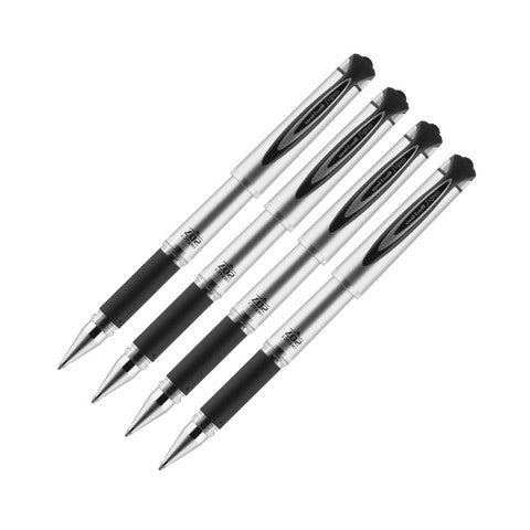 Pen - Uniball 207 Impact Gel Pens Bold 1.0MM Black 4pk