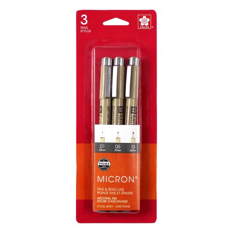 Pen - Sakura Pigma Micron Pens .25mm 3/Pkg