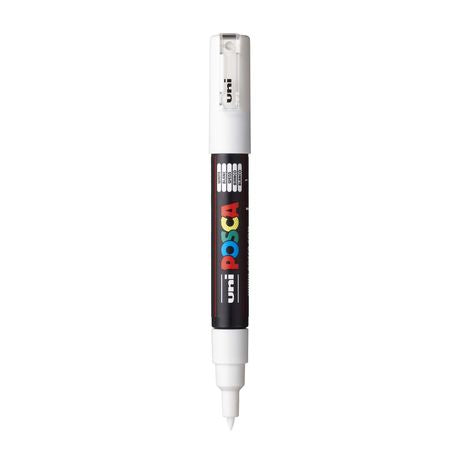 Markers - POSCA 1M Paint Marker X-Fine Bullet Tip .7mm White