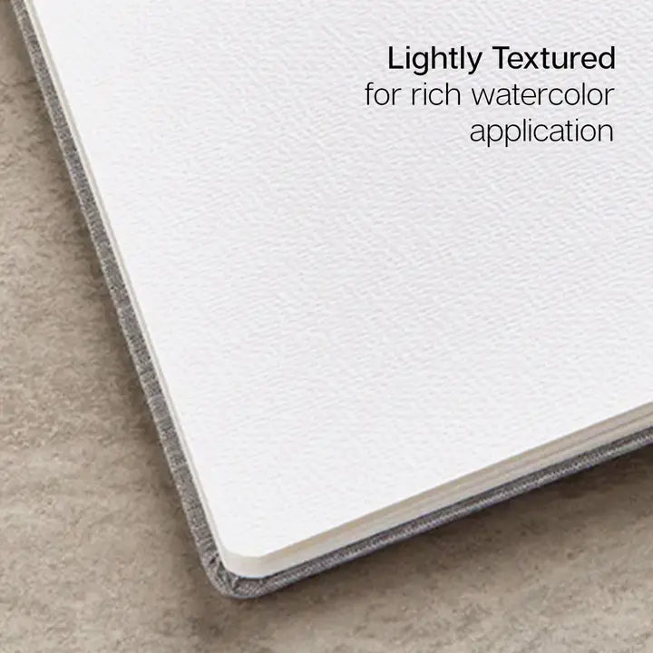 Hardcover Watercolor Sketchbook - 5.5” X 5.5” 140lb (300g) - 24 Sheets