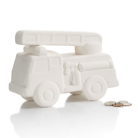 Bank - Fire Truck with Stopper