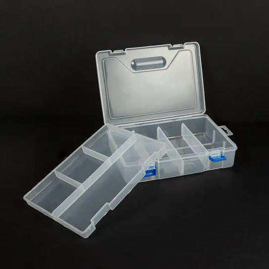 Container - 8 Compartment 2 layer Clear Plastic