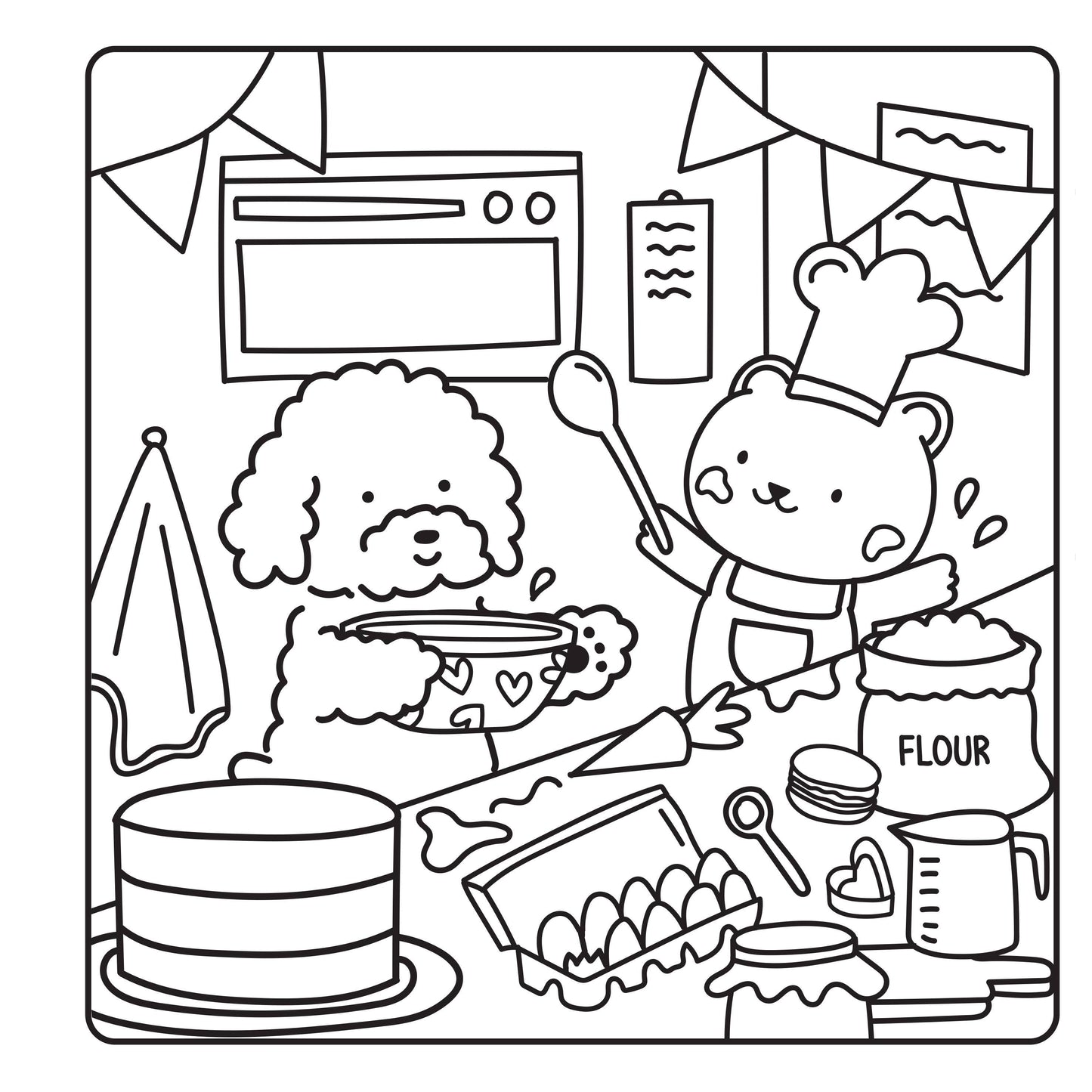 Coloring Book - Cozy & Calm