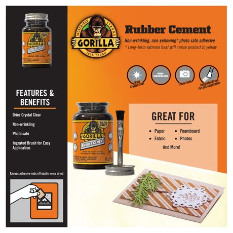 Glue - Gorilla Glue Rubber Cement