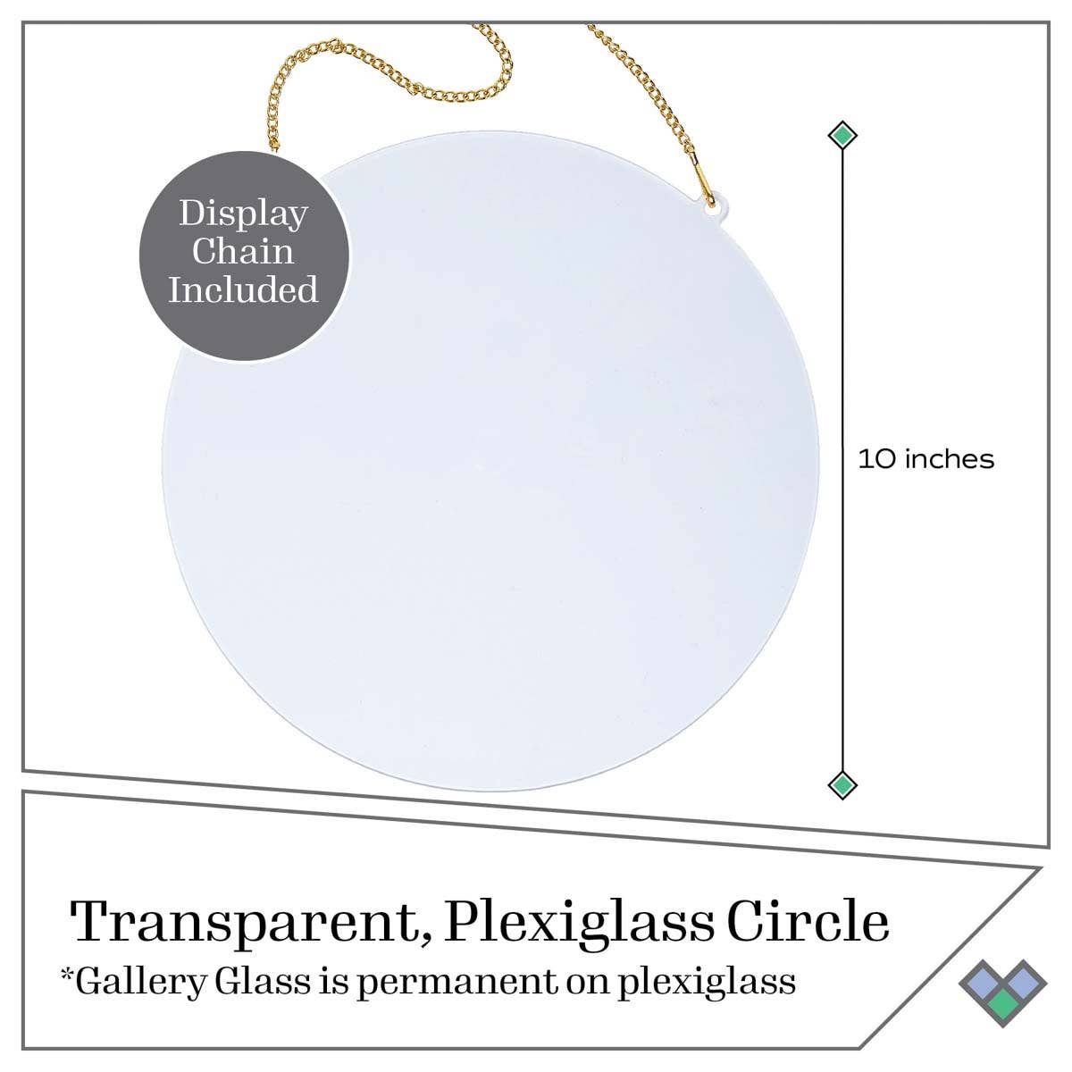 Gallery Glass - Surfaces - Large Circle, 10" Diameter
