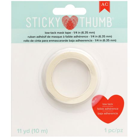 Adhesive - Sticky Thumb Low Tack Mask Tape 11 Yards - .25"