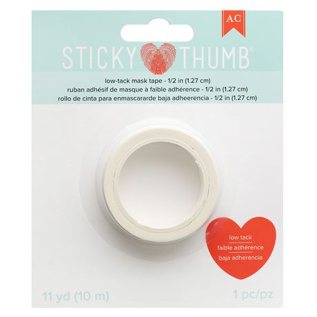 Adhesive - Sticky Thumb Low Tack Mask Tape 11 Yards - .50"