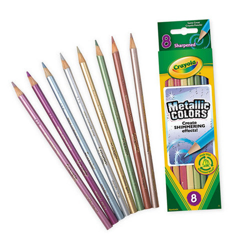 Chalk - Crayola Colored Pencils Metallic Set of 8