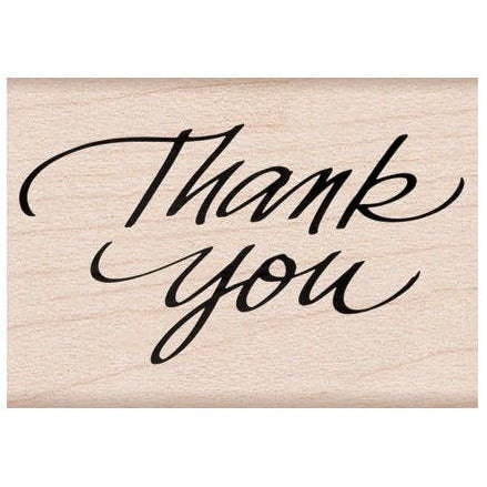 Stamp - Thank You Wood Stamps
