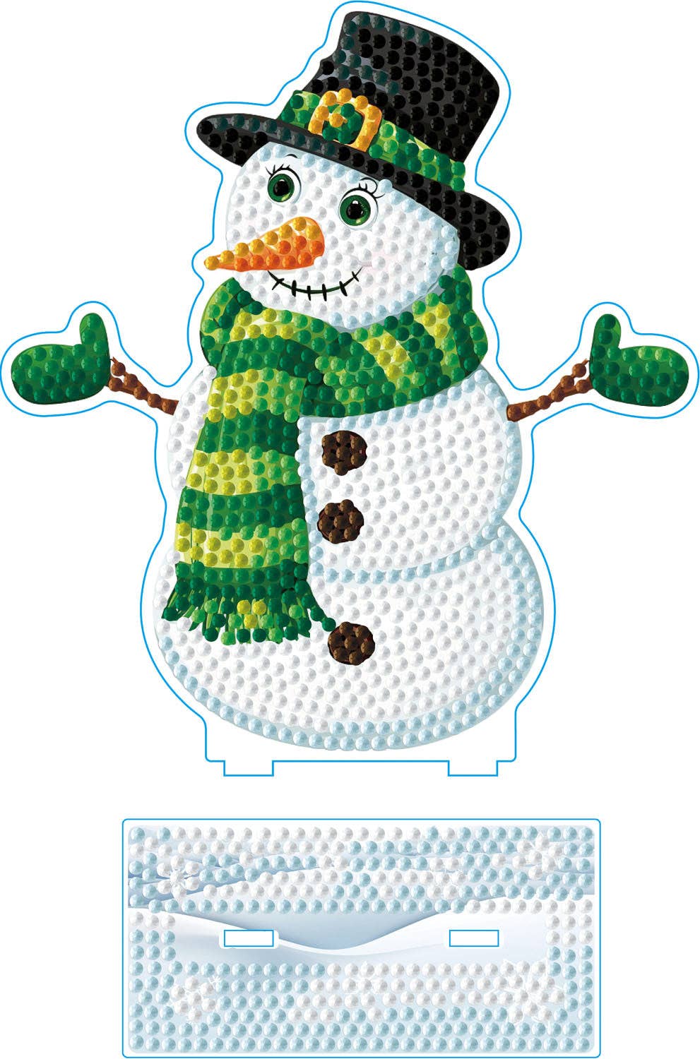 Diamond Dotz - Stand-up Top Hat Snowman