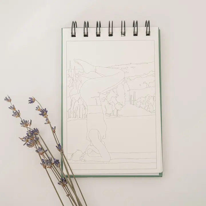 Paper - Little Bit of Summer - Mini Watercoloring Book