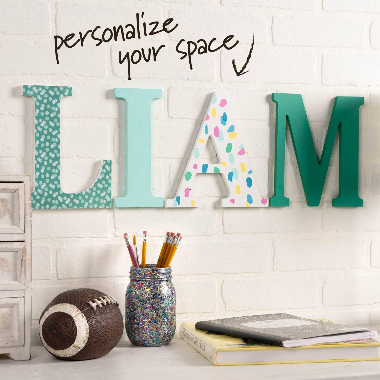 Wood - 8 inch MDF Letter - W